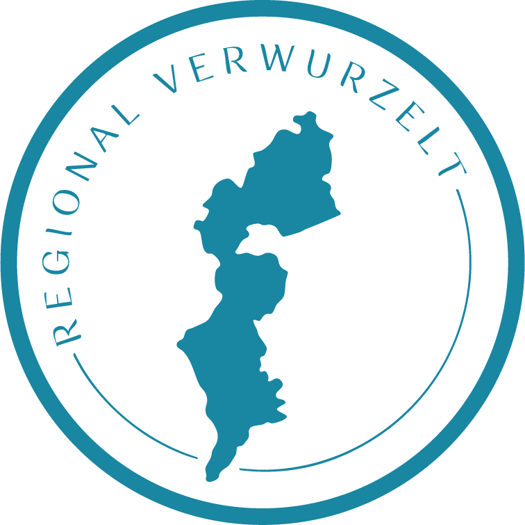 Badge "Regional verwurzelt im Burgenland"