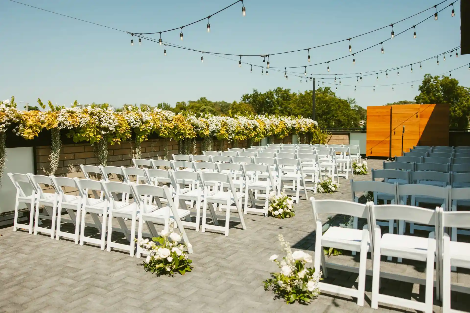 rooftop wedding ceremony holland michigan