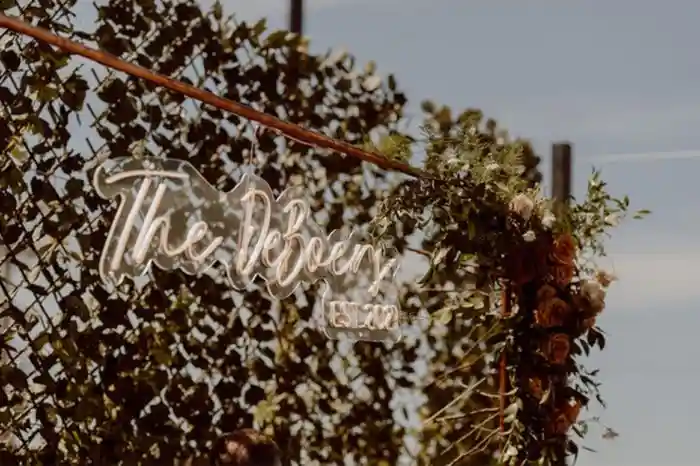 exterior wedding signs decorations port 393 in holland michigan