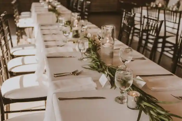 elegant wedding tablescape port 393 in holland michigan