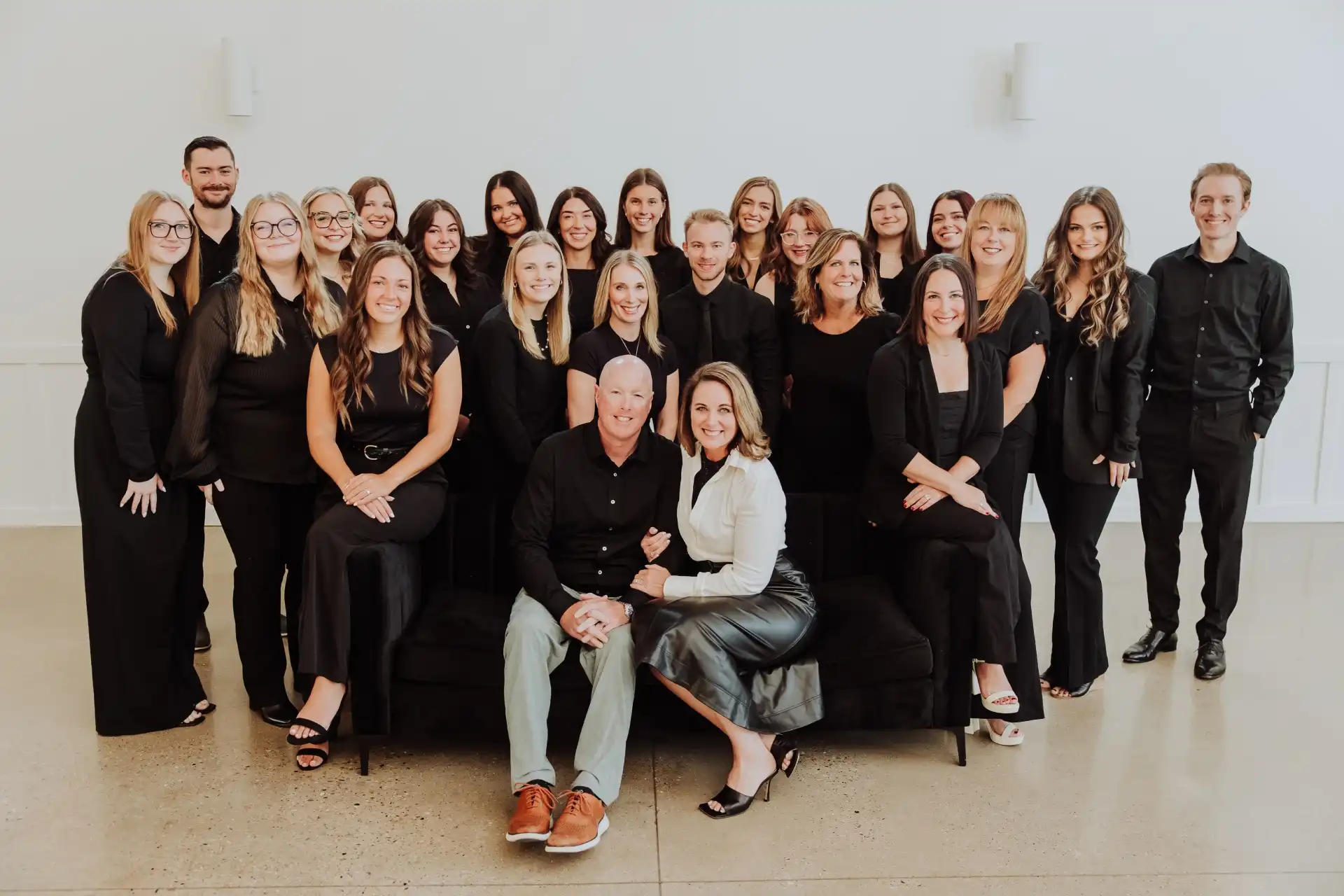 The full team at Port 393 wedding and events in Holland Michigan