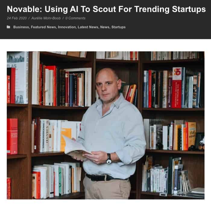 Novable: Using AI To Scout For Trending Startups