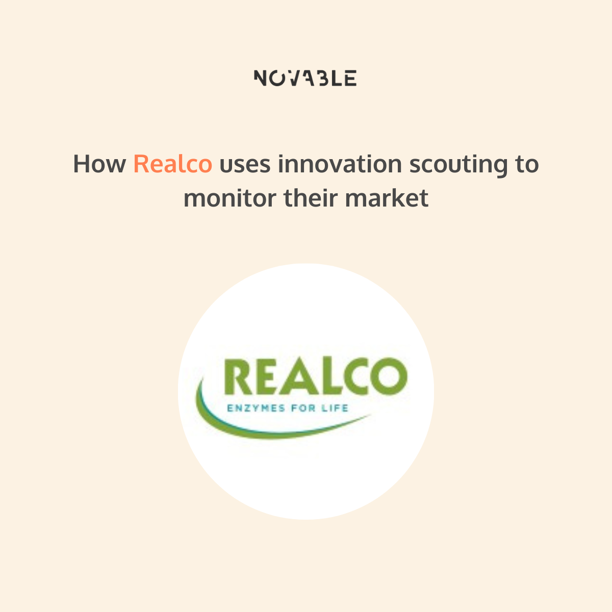 How Realco uses innovation scouting to monitor their market