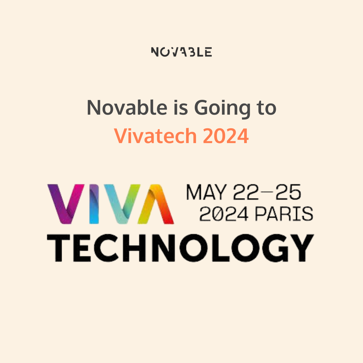 Novable is Going to Vivatech 2024