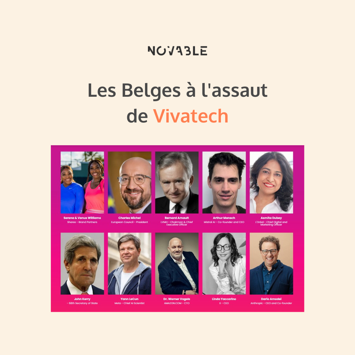 Les Belges à l'assaut de Vivatech