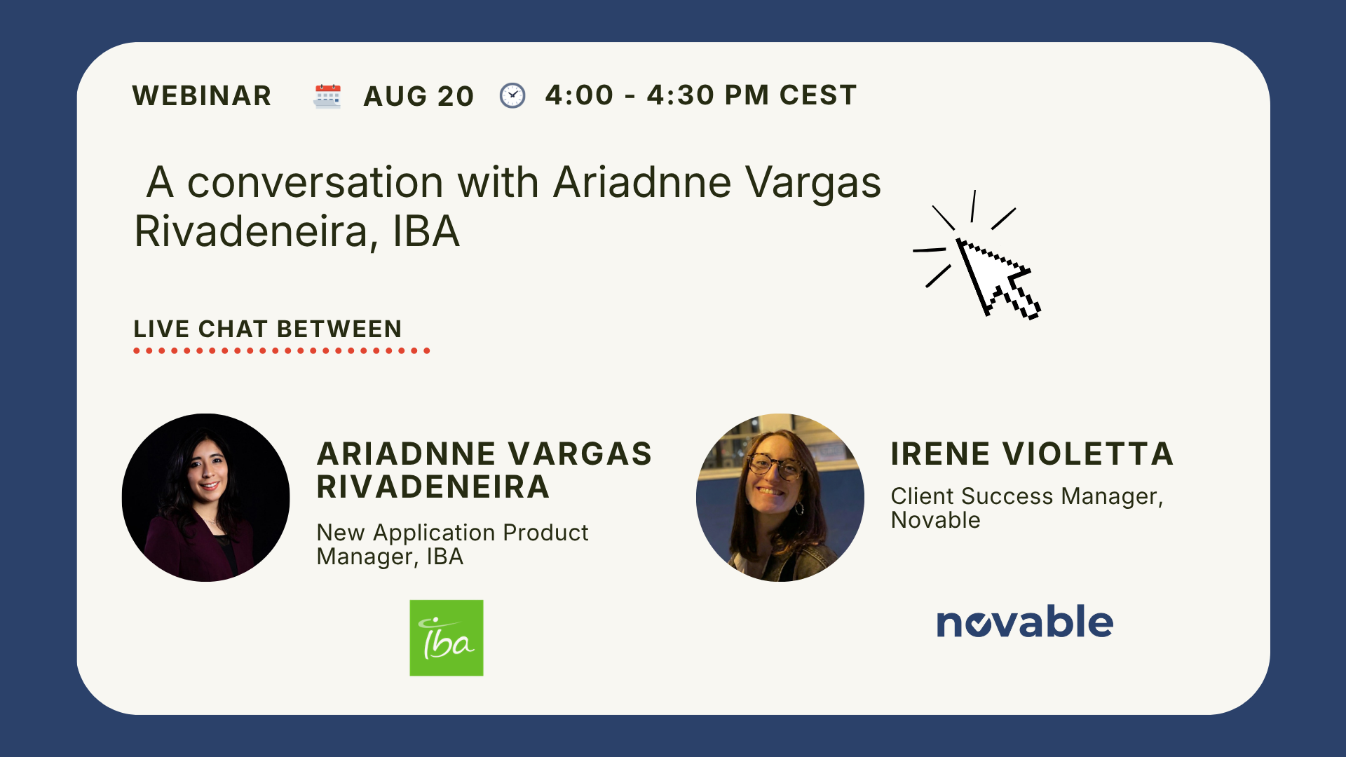 Novable Back-to-School Webinar with Ariadnne Vargas Rivadeneira, IBA