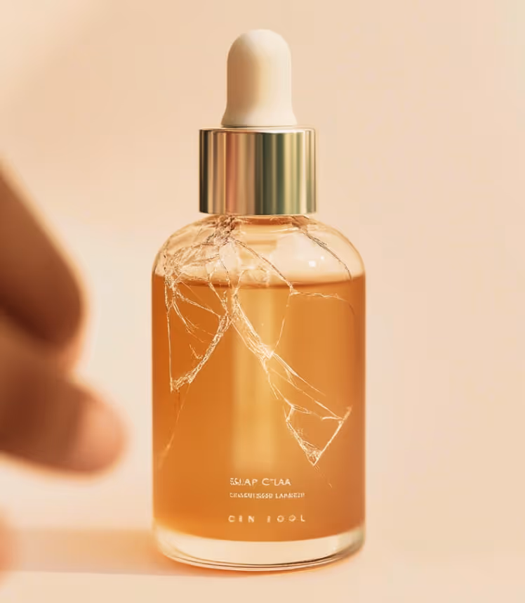 Broken Dropper Bottle Derma Webflow Template | BRIX Templates