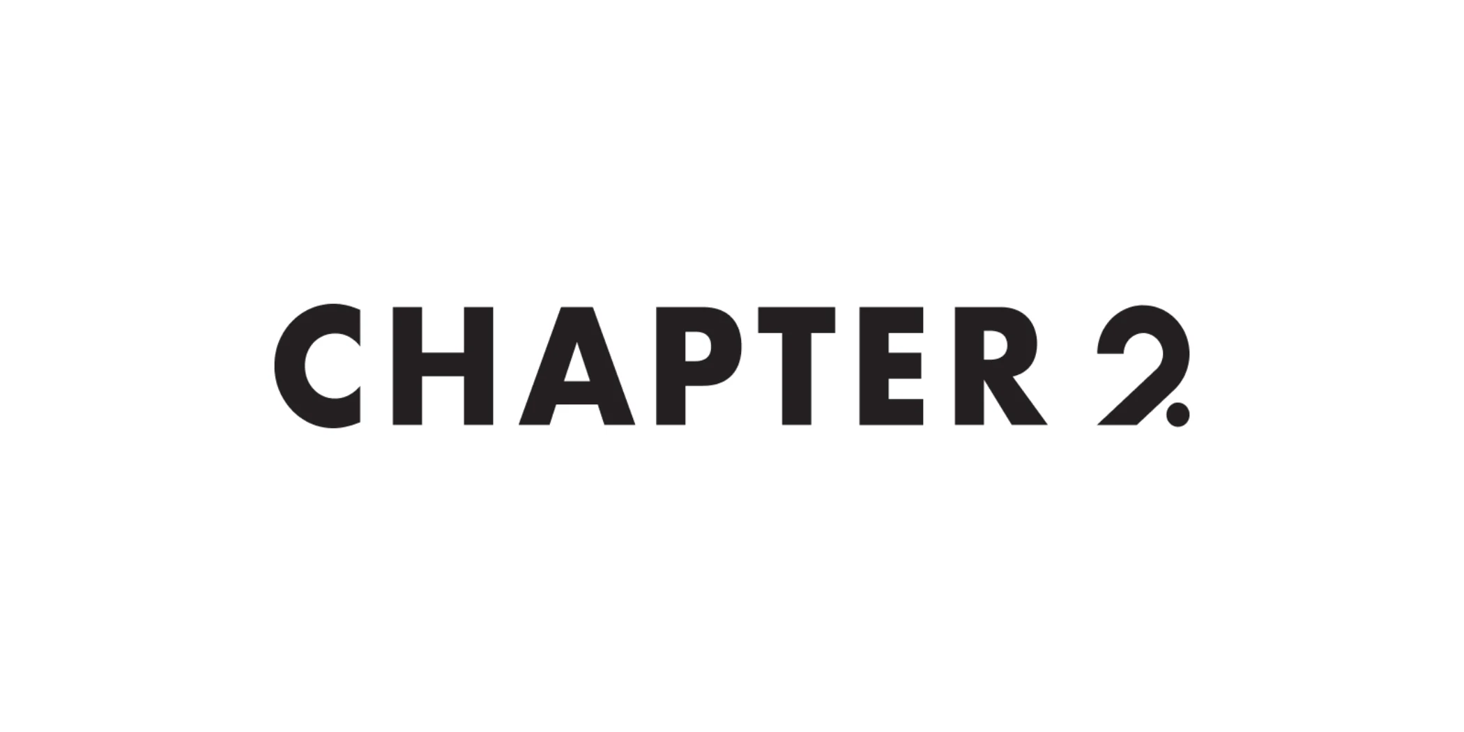 Text reading 'CHAPTER 2.' in bold uppercase black letters on a white background.