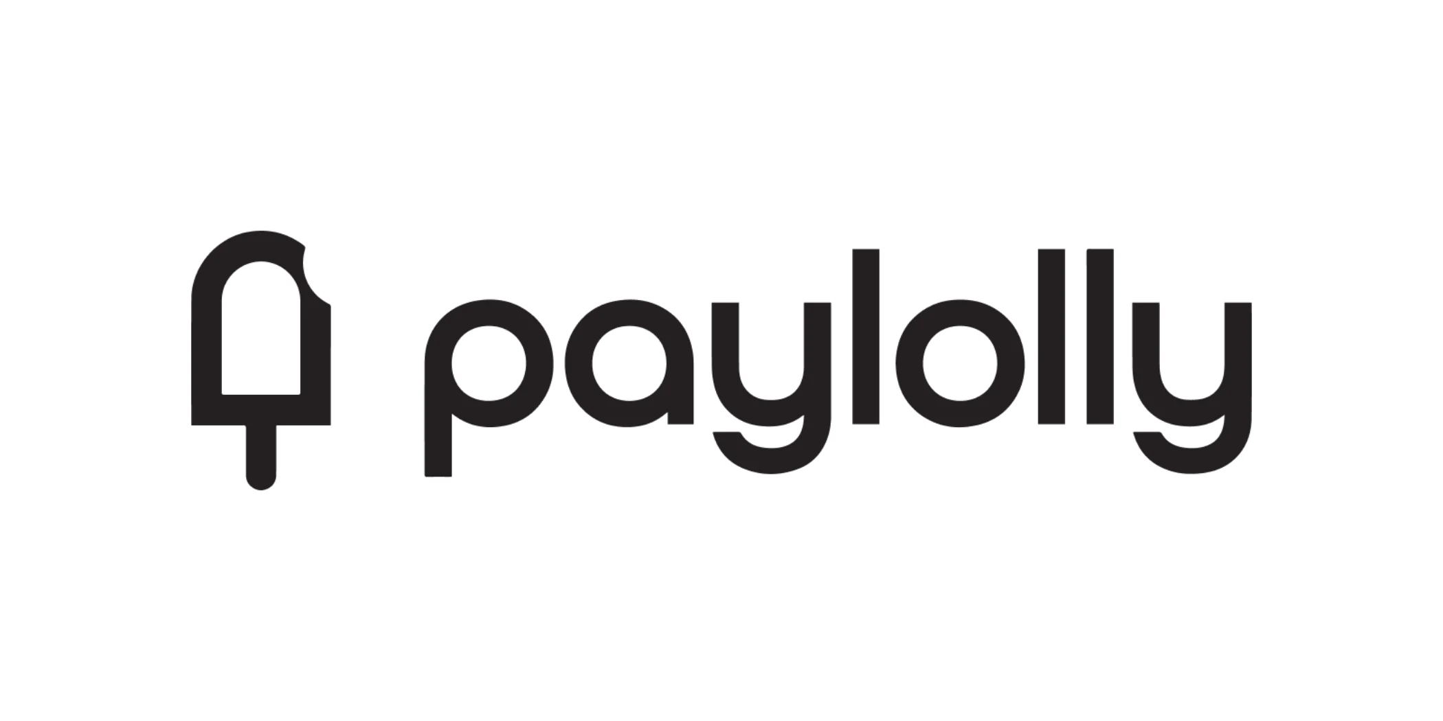 Logo with a bitten popsicle icon followed by the word paylolly in lowercase letters.