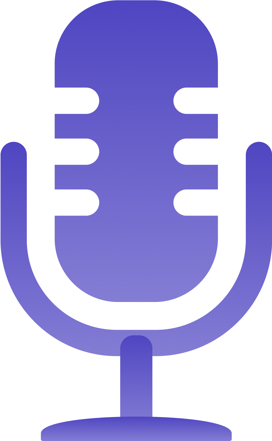 Entertainment microphone icon