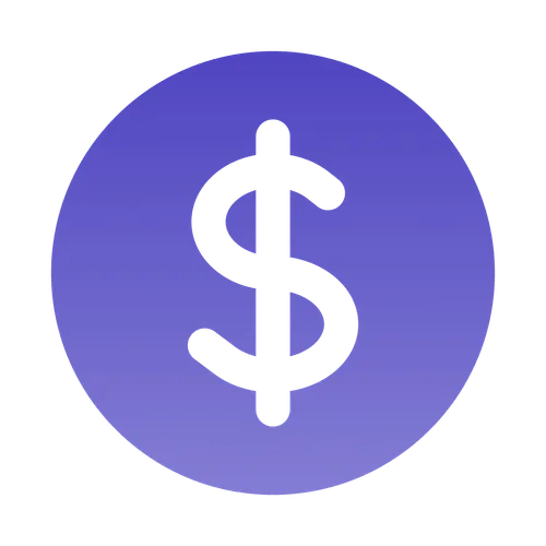 dollar sign sales icon
