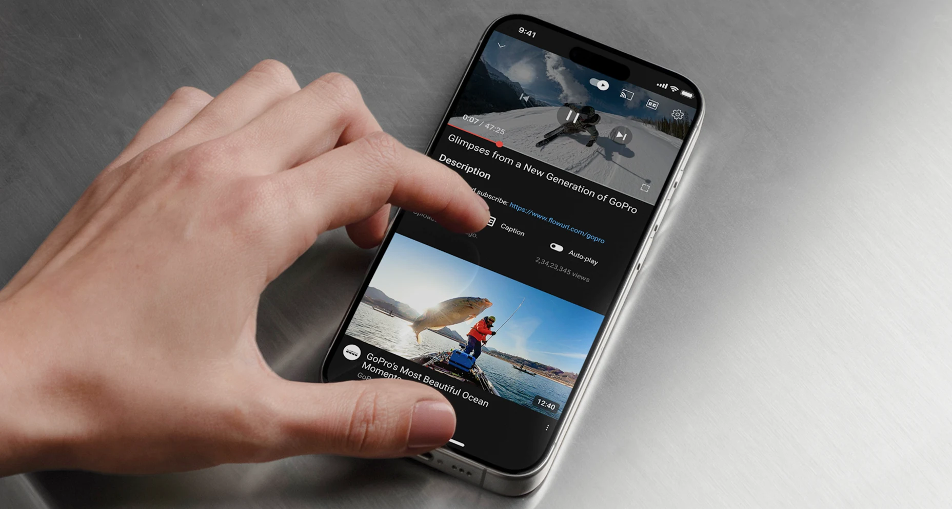FlowURL on Youtube for GoPro