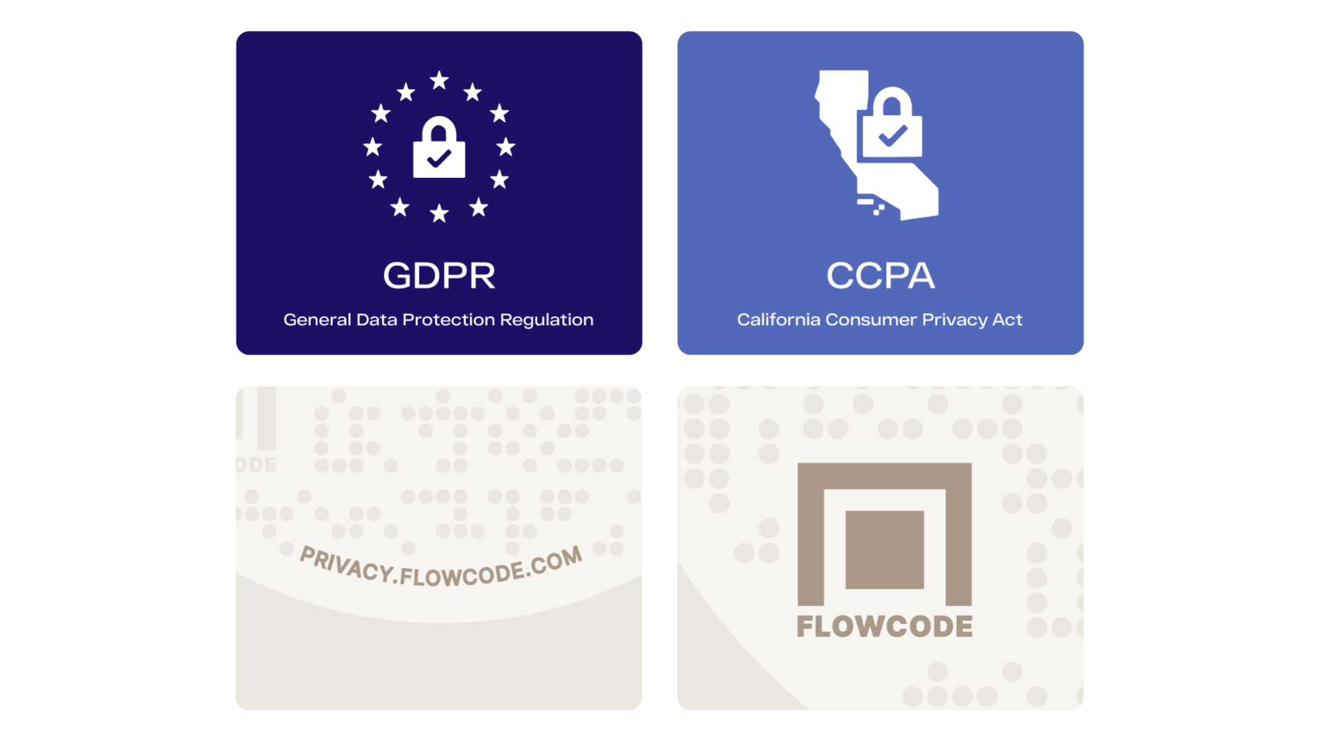 GDPR and CCPA compliance