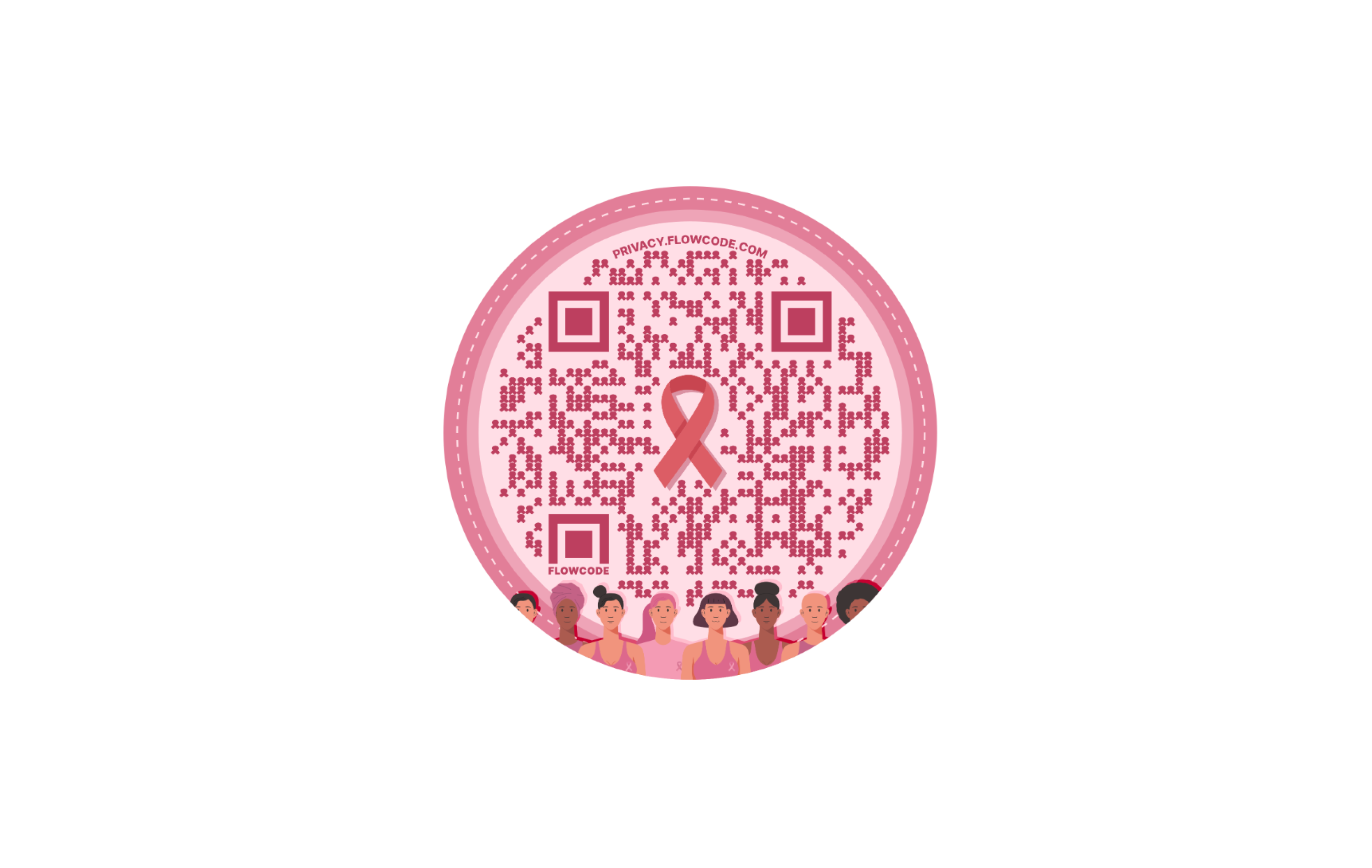 Breast cancer awareness flowcode