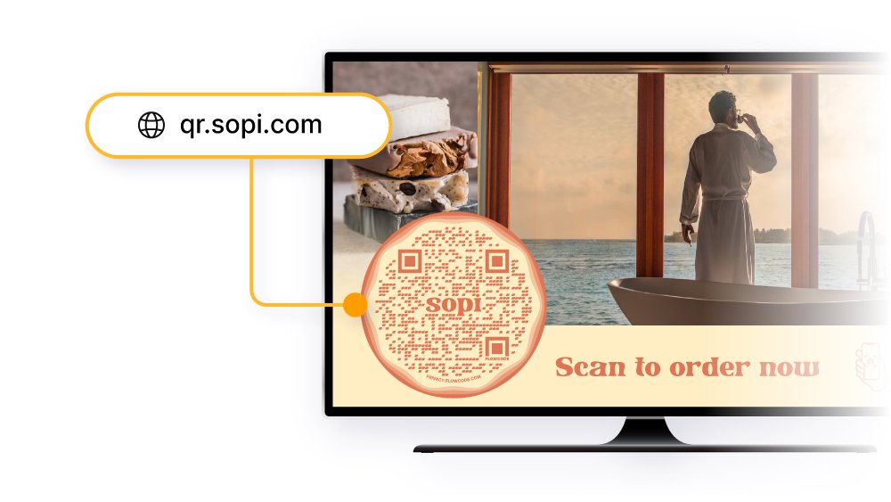 QR code white label custom domain