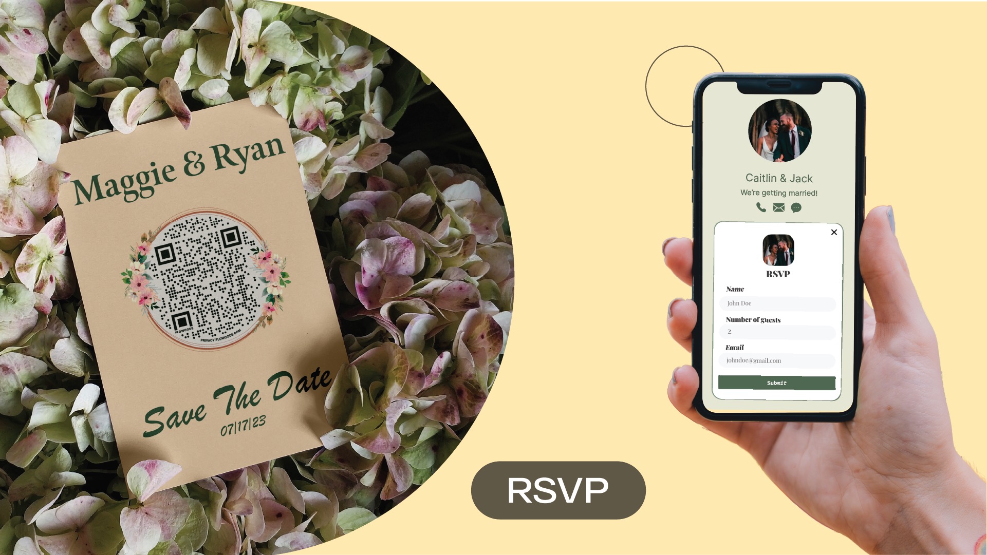 QR code for weddings