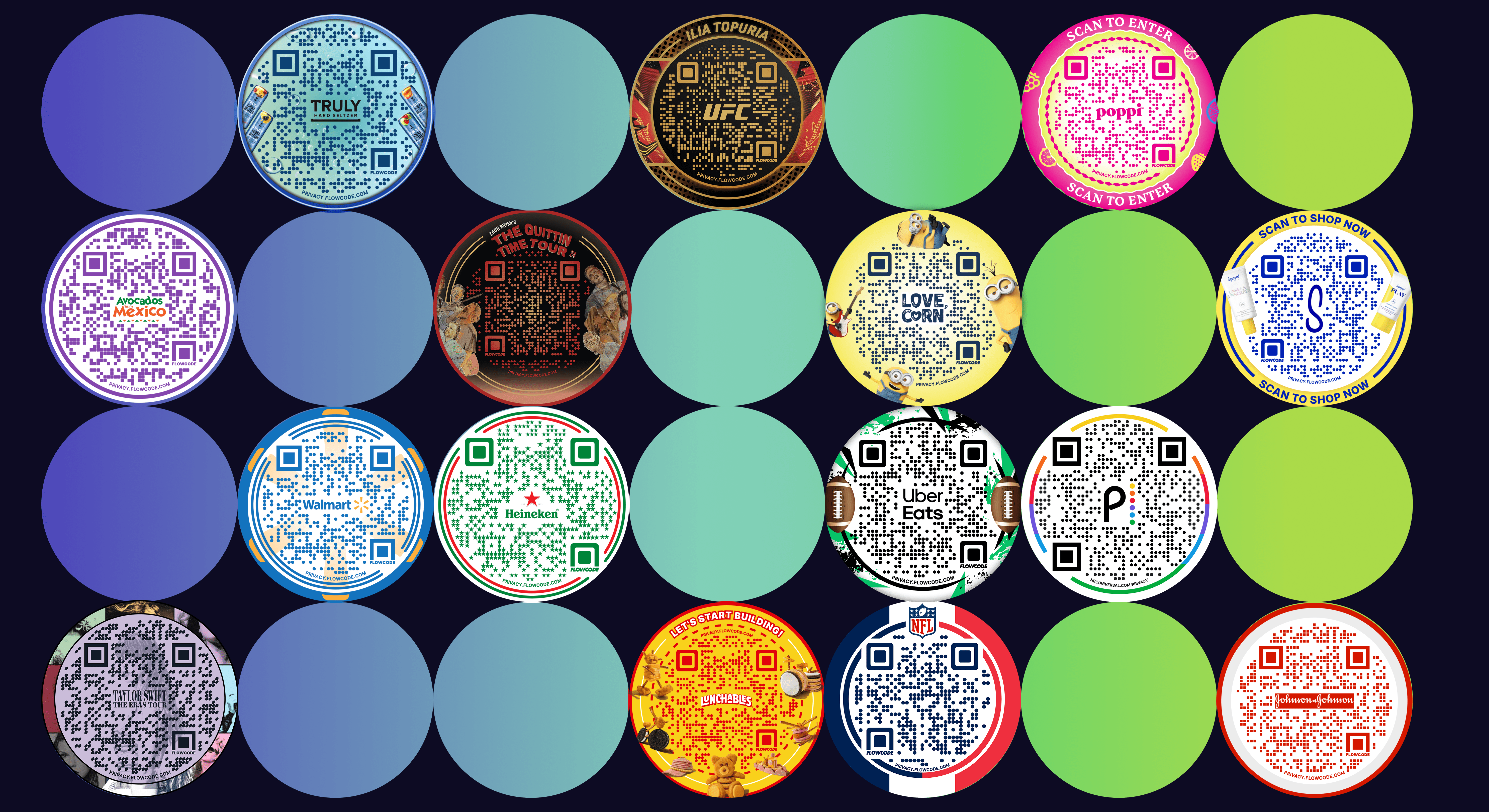 Flowcode branded QR codes