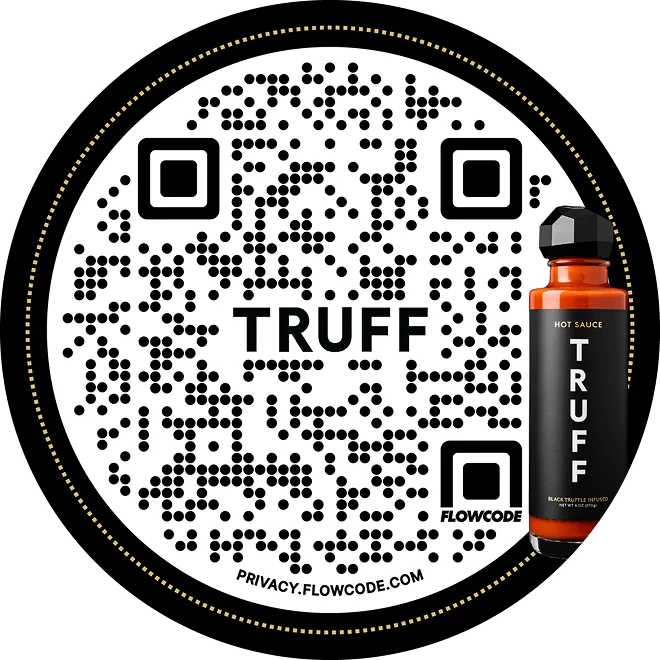 Designed TRUFF Flowcode QR Code