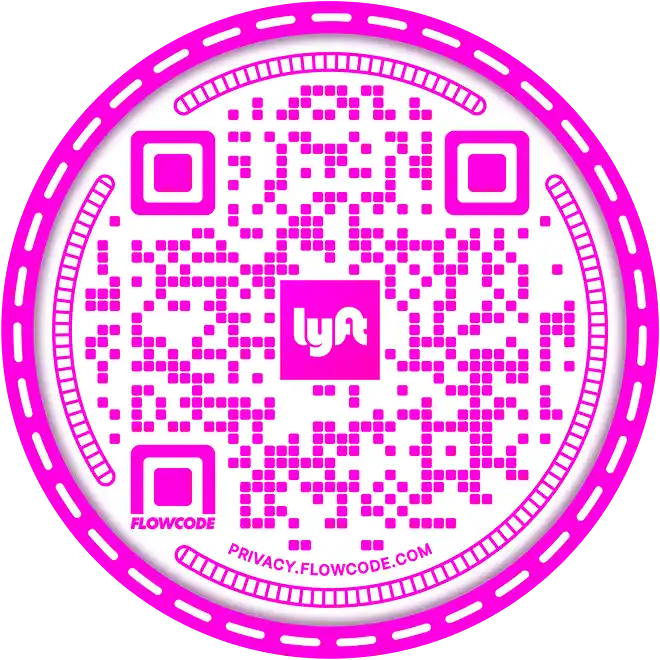 Designed Lyft Media Flowcode QR Code
