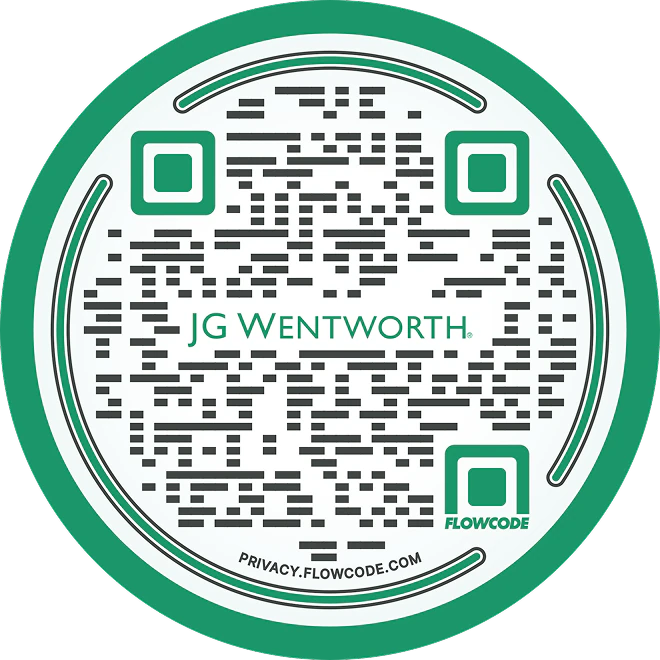 JG Wentworth Designed Financial Services Flowcode QR Code