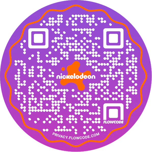 Nickelodeon Designed Media Flowcode QR Code