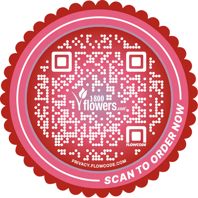 1-800 Flowers Designed Flowcode QR Code