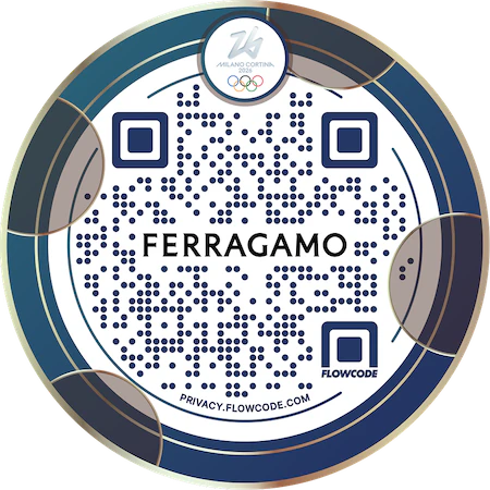 Ferragamo Luxury Designed Flowcode QR Code