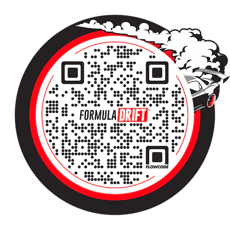Formula Drift Automotive Flowcode QR Code
