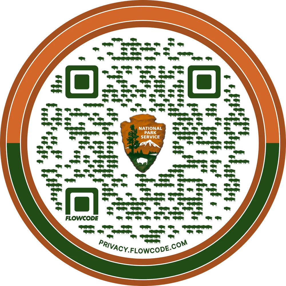 National Park Service Designed Flowcode QR Code