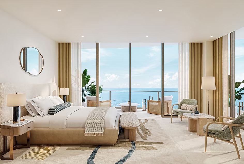 St Regis Bahia Mar Fort Lauderdale waterfront towers, Rosewood Residences Hillsboro Beach oceanfront property, luxury condo comparison South Florida oceanfront