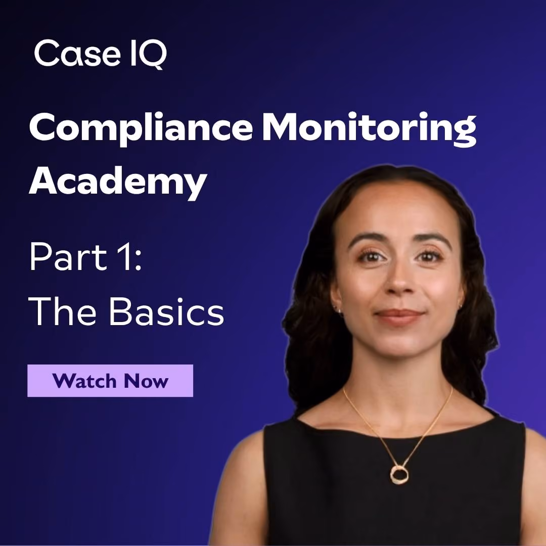 Compliance Monitoring Academy Part 1: The Basics