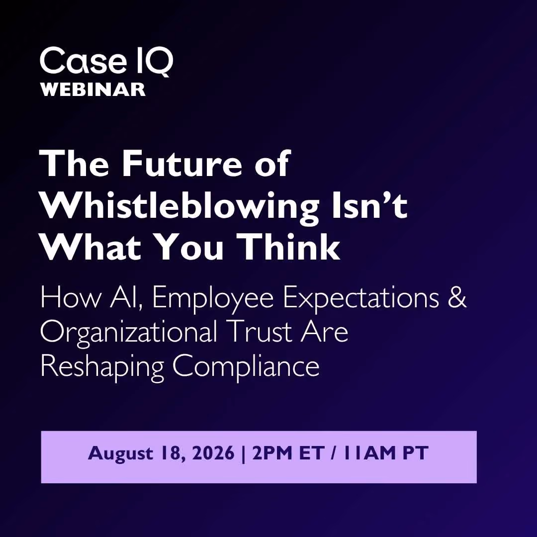 The Future of Whistleblowing Isn’t What You Think: How AI, Employee Expectations & Organizational Trust Are Reshaping Compliance