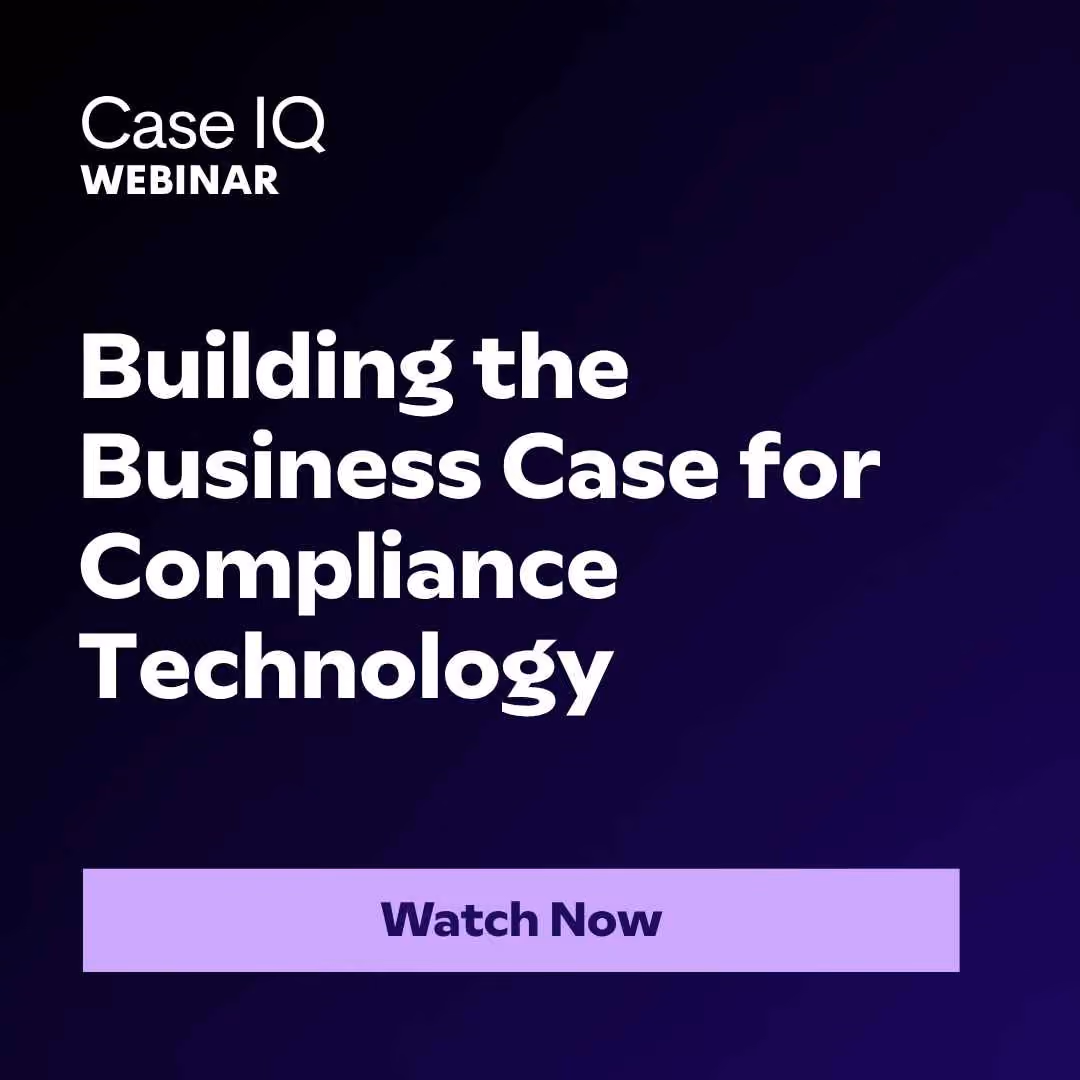 Building the Business Case for Compliance Technology