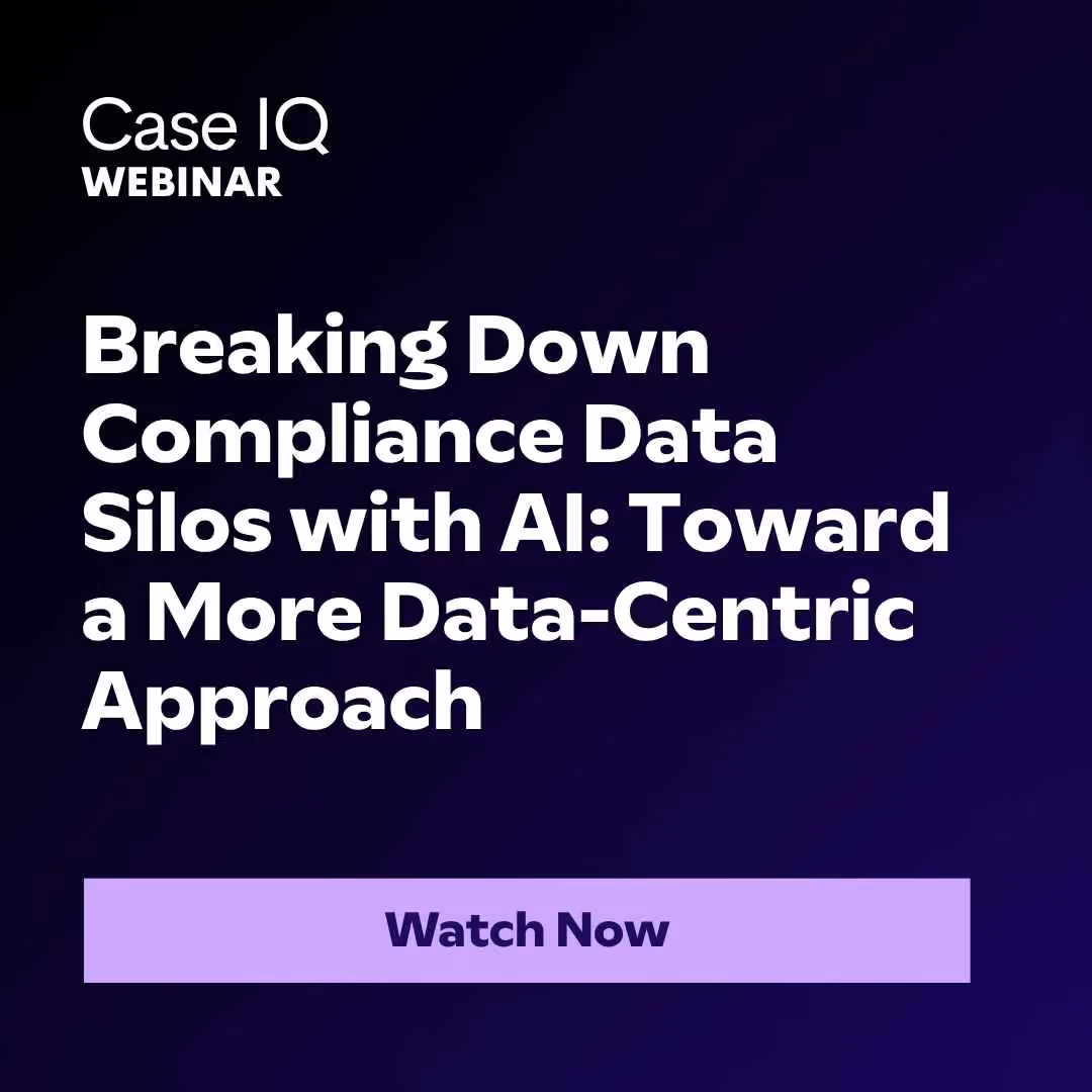 Breaking Down Compliance Data Silos with AI: Toward a More Data-Centric Approach