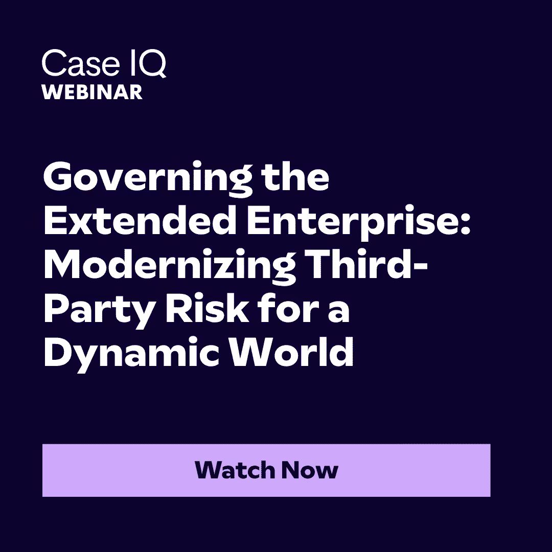 Governing the Extended Enterprise: Modernizing Third-Party Risk for a Dynamic World