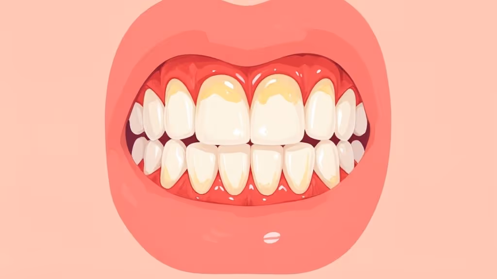 A person's smile showing healthy gums