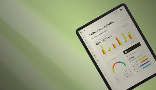 Tela Tablet mostrando a interface do Conta Simples