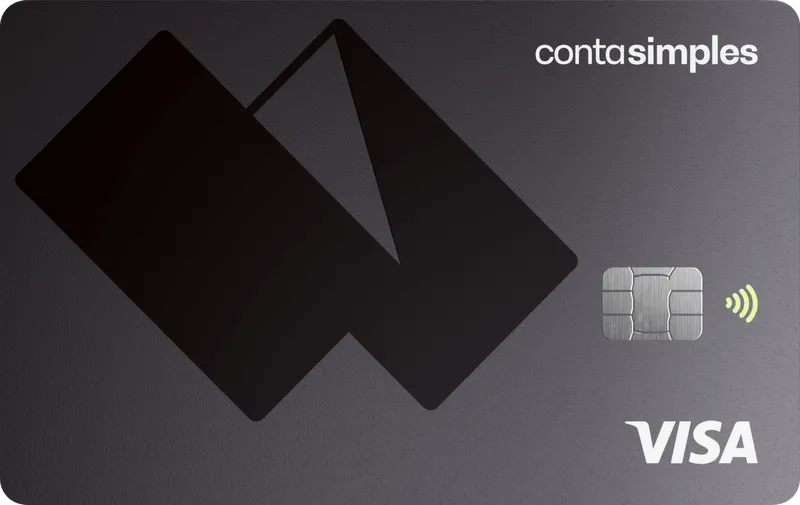 Cartão Conta Simples visto de frente