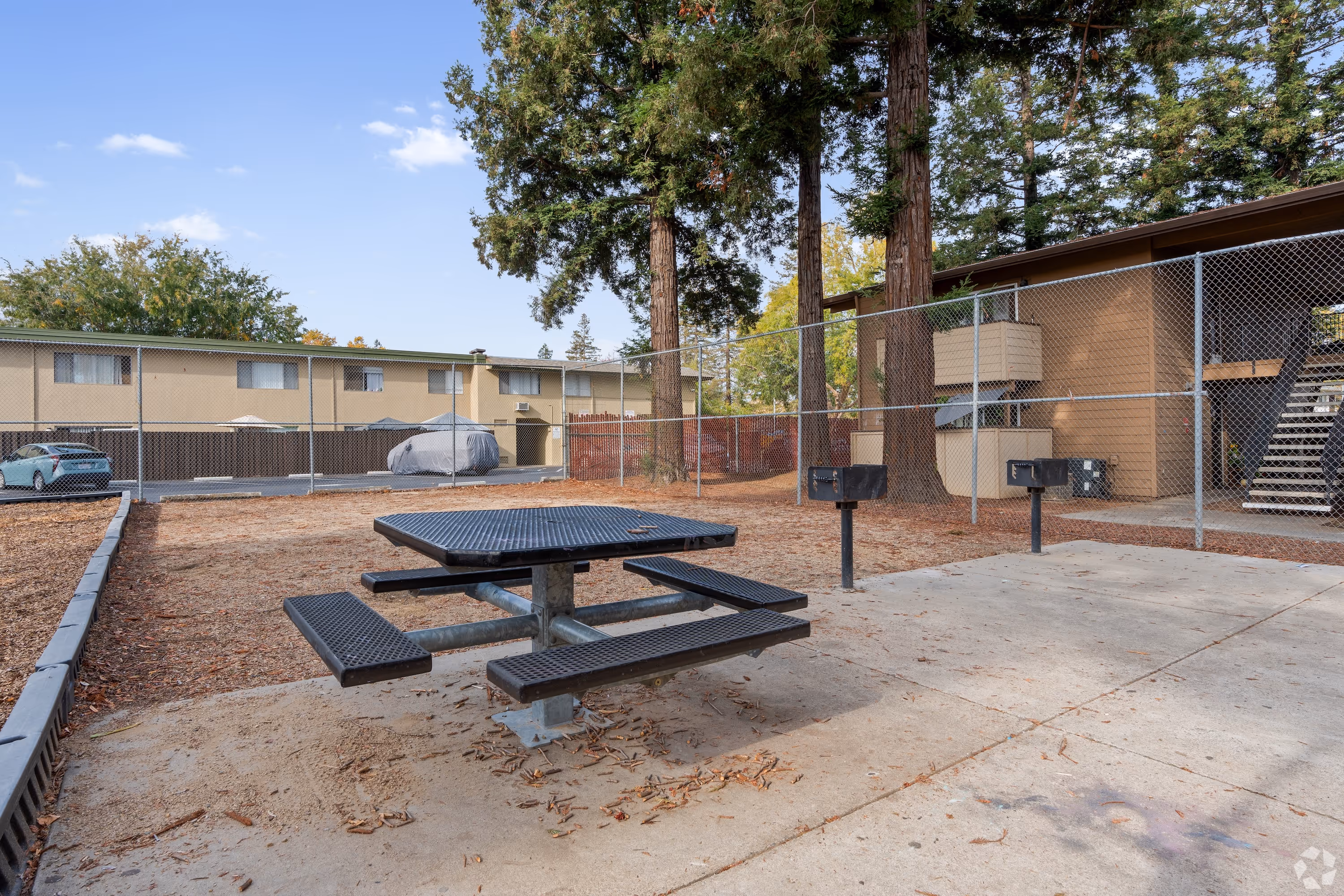 Outdoor picnic area