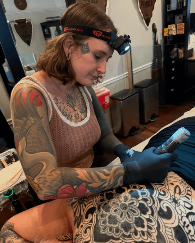 tattoo studio ambiance