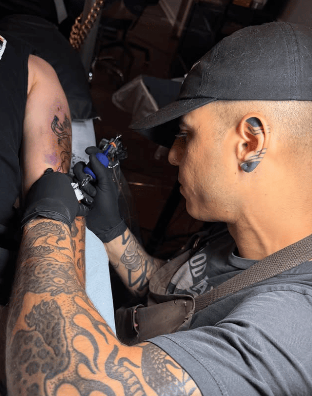 image of tattoo designs in progress