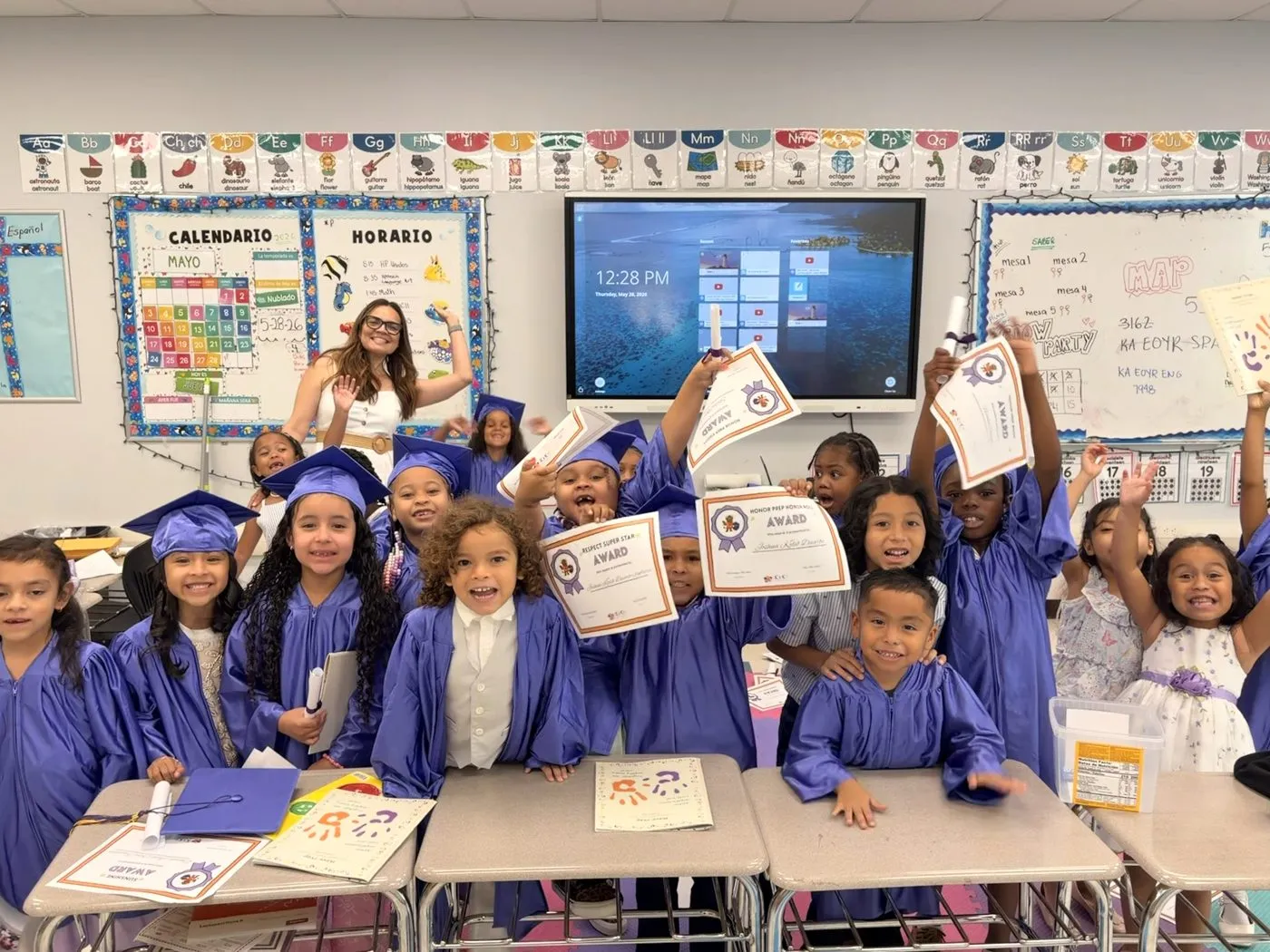 A classroom at Honor Prep