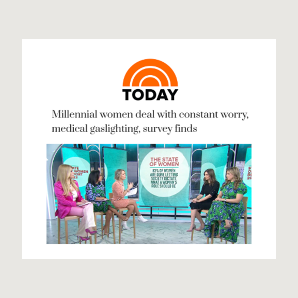 Today — Millennial women deal with constant worry, medical gaslighting, survey finds