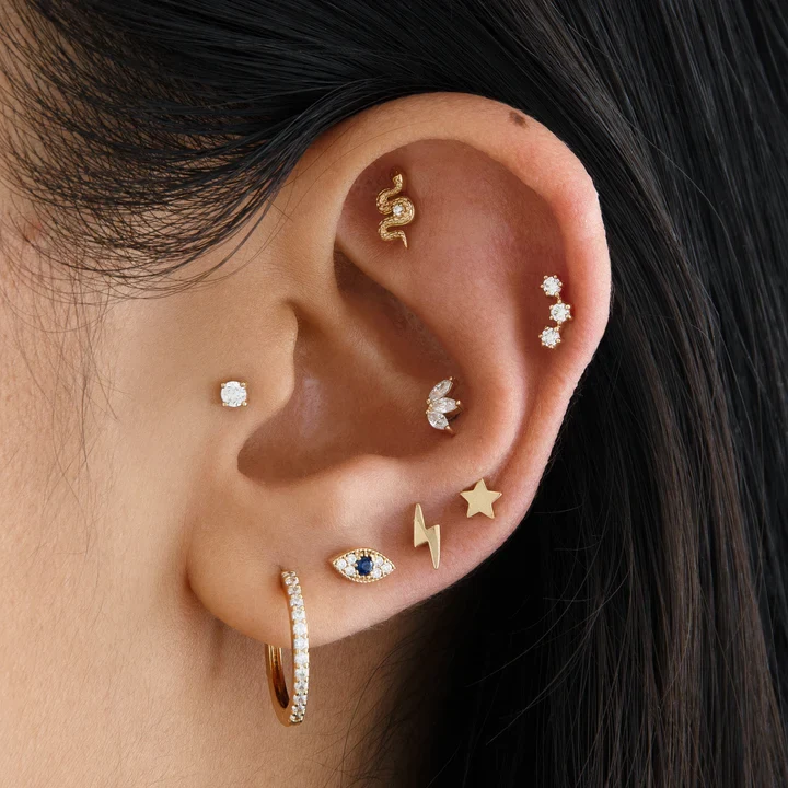 Studs piercing experience