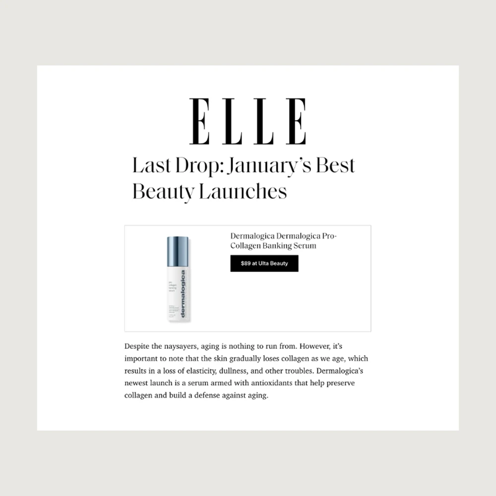 Dermalogica press clipping