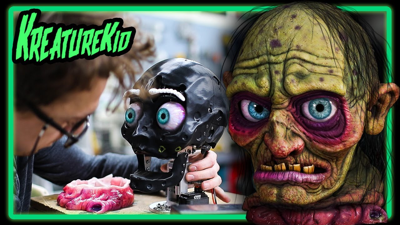 Animatronic Zombie Head!