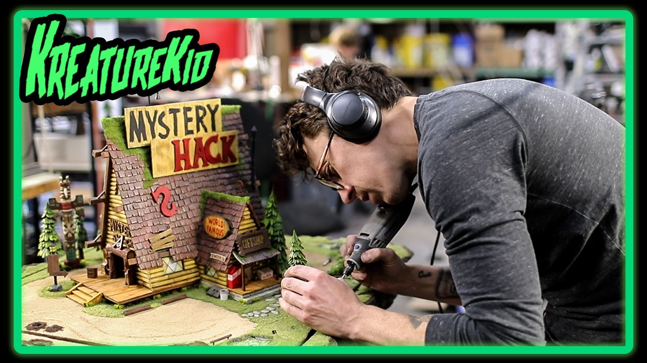 Making a Mini Mystery Shack for Alex Hirsch