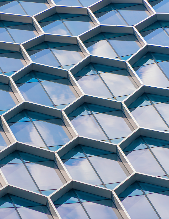 honeycomb building
