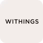 Withings brand name in black text on a white rounded square background.