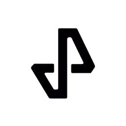 Black music note icon with a sharp sign on a transparent background.